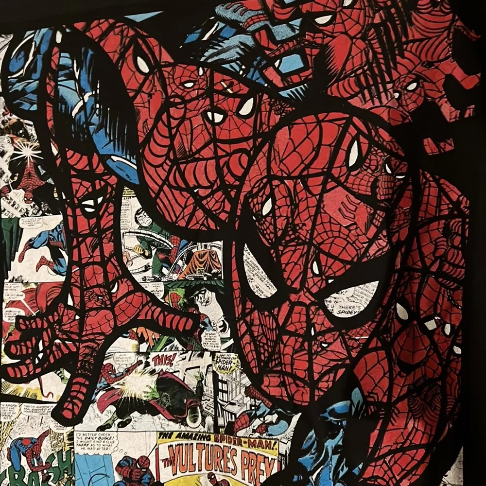 MENS VINTAGE COLLECTIBLE MARVEL SPIDER-MAN GRAPHIC TEE SIZE XL - Picture 4 of 5